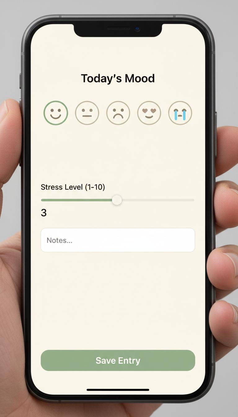Mood journal screen